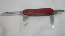 Victorinox Officier Suisse - Taschenmesser „Bauschutz GmbH“ – Rot – 6 Funktionen