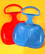 Schneerutscher Popo Rutscher 2er Set Blau+Rot =Retourenware=