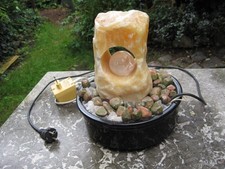 Zimmerbrunnen Edelstein Kugel Bergkristall