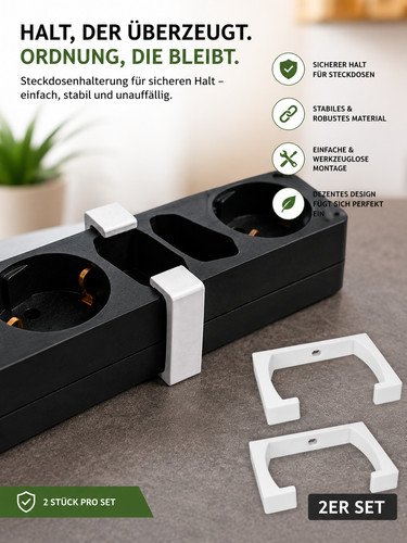 Steckdosenhalter set - steckdosenhalter,