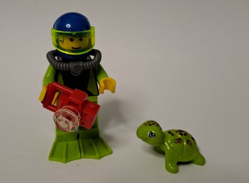 Lego city minifiguren taucher - lego,