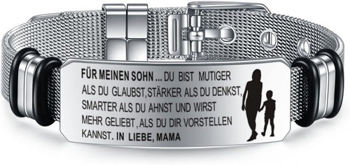 Lederarmband für sohn von - lederarmband, [von