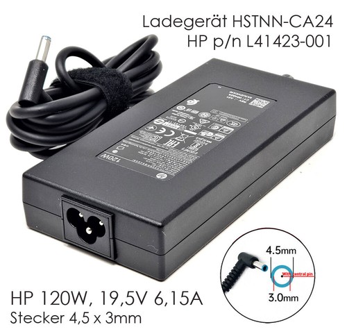 Netzteil 120w 5x3 - hp, 4,5x3,0mm