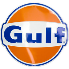 GULF Blechschild ca 30 cm
