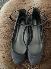 Graceland Damen Pumps Riemchen graphit/Glitzer Gr 40