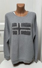 Napapijri Damen Sweatshirt Barnsley Loose Fit Größe 40