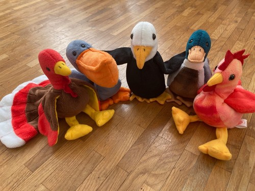 Beanie babies baldy - beanie,