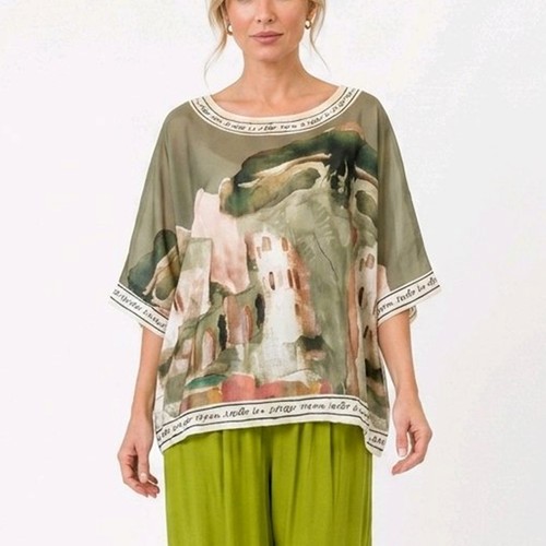 Damen oversize bluse - damen, gr.