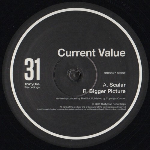 Current value scalar - value, /