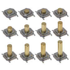 4x4mm SMD Mini Taster Drucktaster Mikro Schalter 1.5-8H Metallgehäuse PS4 5 Scuf