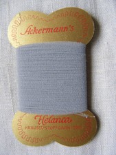 Kräusel Stopfgarn nähen Garn Stopfwolle alt basteln Ackermann Helanca hell grau