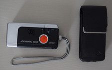 Agfa Agfamatic 4000 sensor Pocketkamera mit originaler Hülle, 1975, Vintage