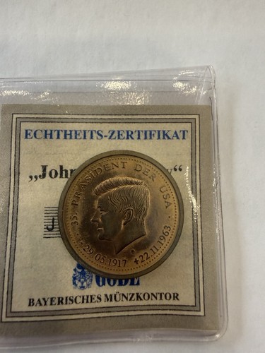 John kennedy münze medaille - münze,