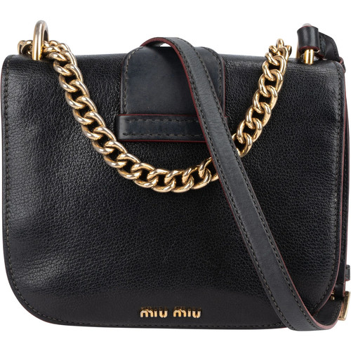 Miu grained leather club - miu,