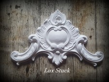 4 Stück  Gips Verzierung Ecken Dekor Ornament  Stuck gips Relief Stuckdekor  