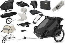 Thule Chariot Sport 2er Double Multisport Fahrradanhänger Anhänger Black Schw...