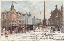 Frankfurt AK 1905 Litho Cafe