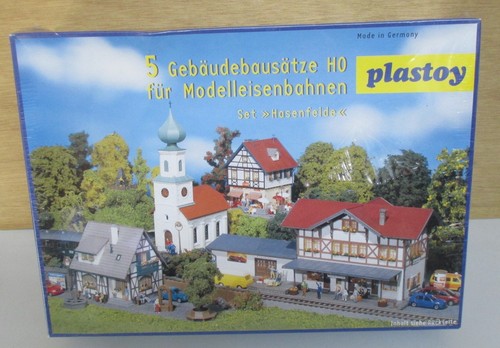 Plastoy gebäude set - h0, gebäude-set