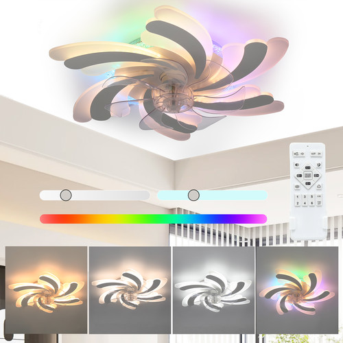 Led deckenventilator - led,