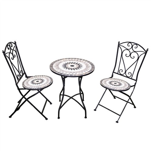 Bistro set mosaikfliese - set,