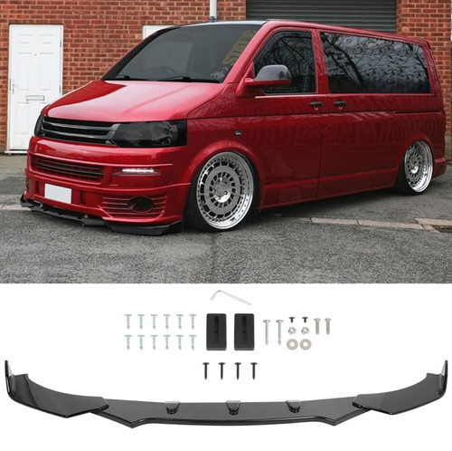 Glänzend schwarz frontspoiler - glänzend,