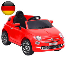 Kinder-Elektroauto Fiat 500 Rot