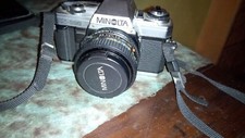 Minolta x-300 mit viel Zubehör, 3 Objektiven, Tricklinsen HAMA und  Profiblitz