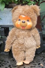 Plüschtier 28 cm Monchichi Wuschel 80er Jahre Stofftier Puppe Vintage 