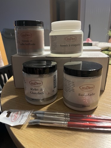 Bastelset mit silikonpinseln - bastelset,