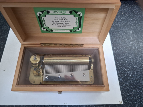 Thorens holz spieluhr made - made, in