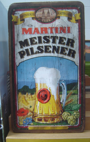 Brauerei werbeschild - brauerei,