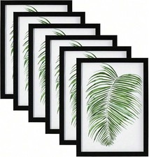 6-teiliges Schwarz A4