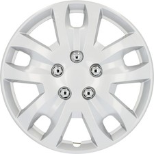 CARTREND Radzierblende Hockenheim 14" silber - 4 Stück- Pkw Auto Radkappen