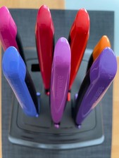 Universal Messerset von Tupperware mit Ergonomic Schere und Messerblock