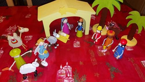 Vollständige weihnachtskrippe - vollständige,