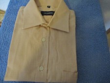 Hemd Gr. M Oberhemd Herrenhemd  GILBERTO klassisch Vichy-karo terracotta + weiß