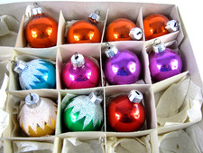 DDR Christbaumschmuck 11 bunte