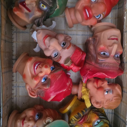 Handpuppen köpfe vintage - handpuppen,