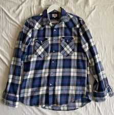 Levis Blue and White Check