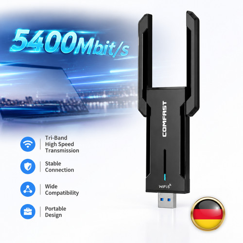 Wlan stick 5400mbps - wlan,