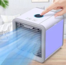 MINI LUFTKÜHLER,AIR COOLER TISCH-VENTILATOR MIT-BEFEUCHTUNG-VERDUNSTUNGSKÜHLER