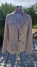 Vivien Caron Blazer Gr. 38 beige / creme mit 4 Taschen Neu