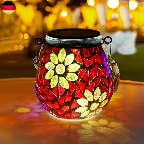 1pcs solar mosaik leuchte - leuchte, oval