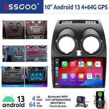 9" Autoradio 4+64GB Android 13 Für Nissan Qashqai J10 Carplay NAVI KAM RDS WIFI