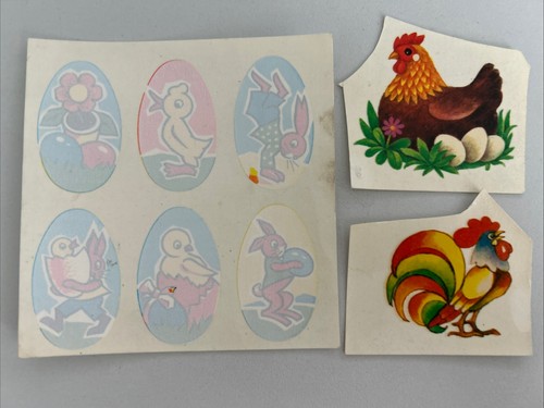 Abziehbilder ddr ostern eier - abziehbilder,