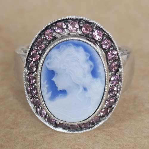 925 silber cameo ring - silber,