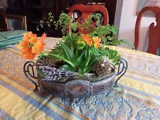 jardinjär jugendstil neu silber glaseinsatz 39cm 14cm hoch frei haus geliefert