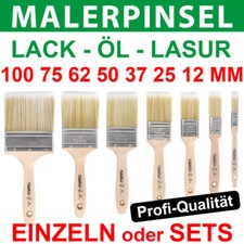 Pinsel Set Lackpinsel Lack Lackierpinsel Lasurpinsel Flachpinsel Malerpinsel ?️