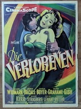 Die Verlorenen (1955)  - Plakat in A1 - Richard Widmark, Lauren Bacall