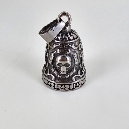 Totenkopf biker bell glocke - totenkopf,